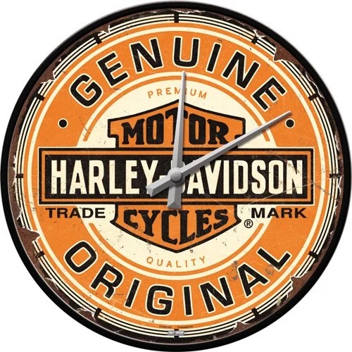 horloge déco publicitaire moto harley davidson