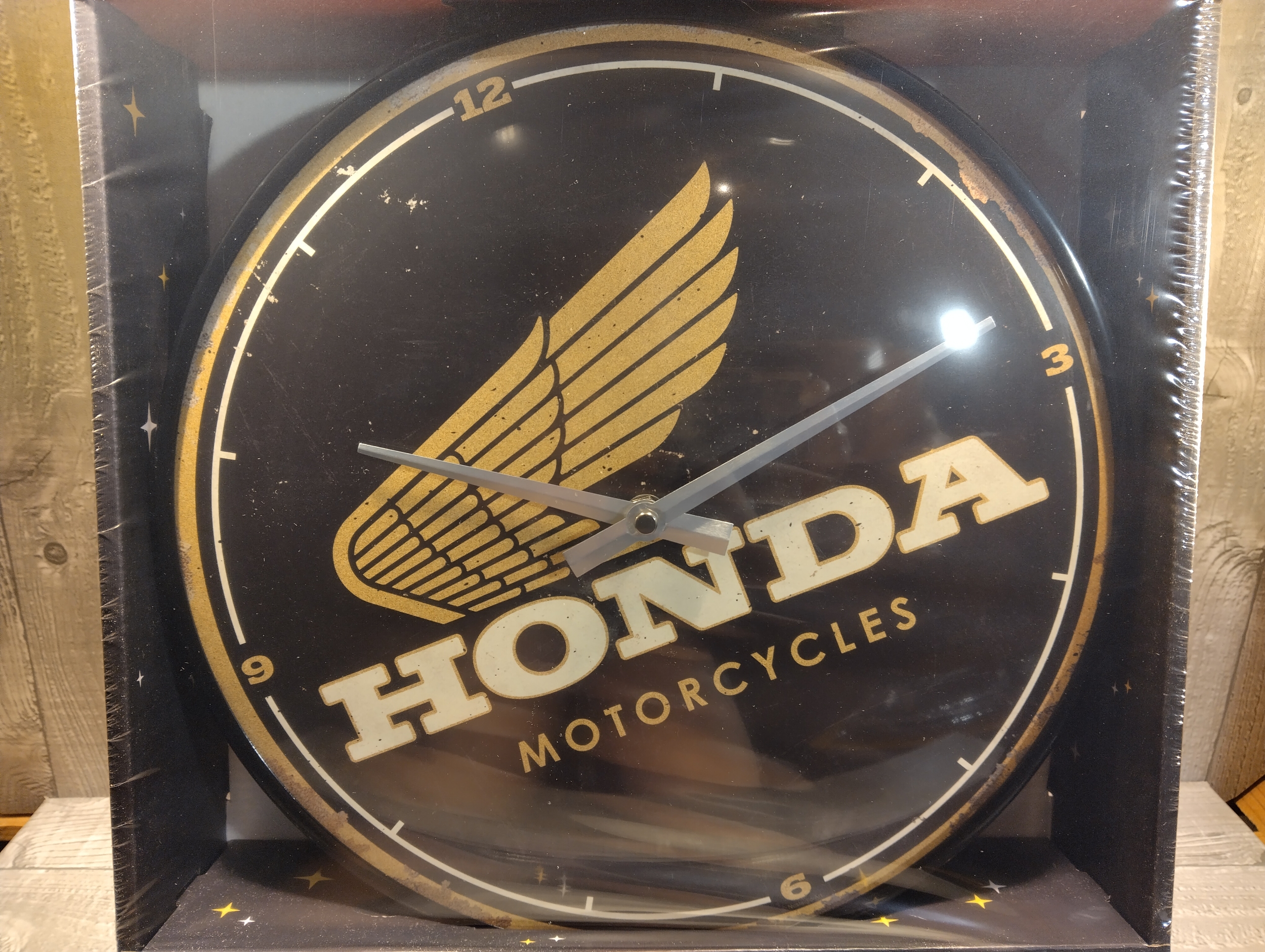 horloge murale moto honda