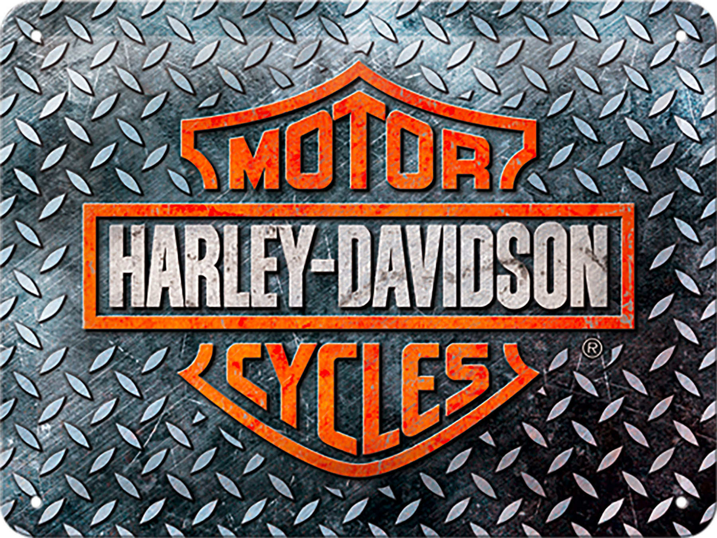 plaque-metal-harley-logo