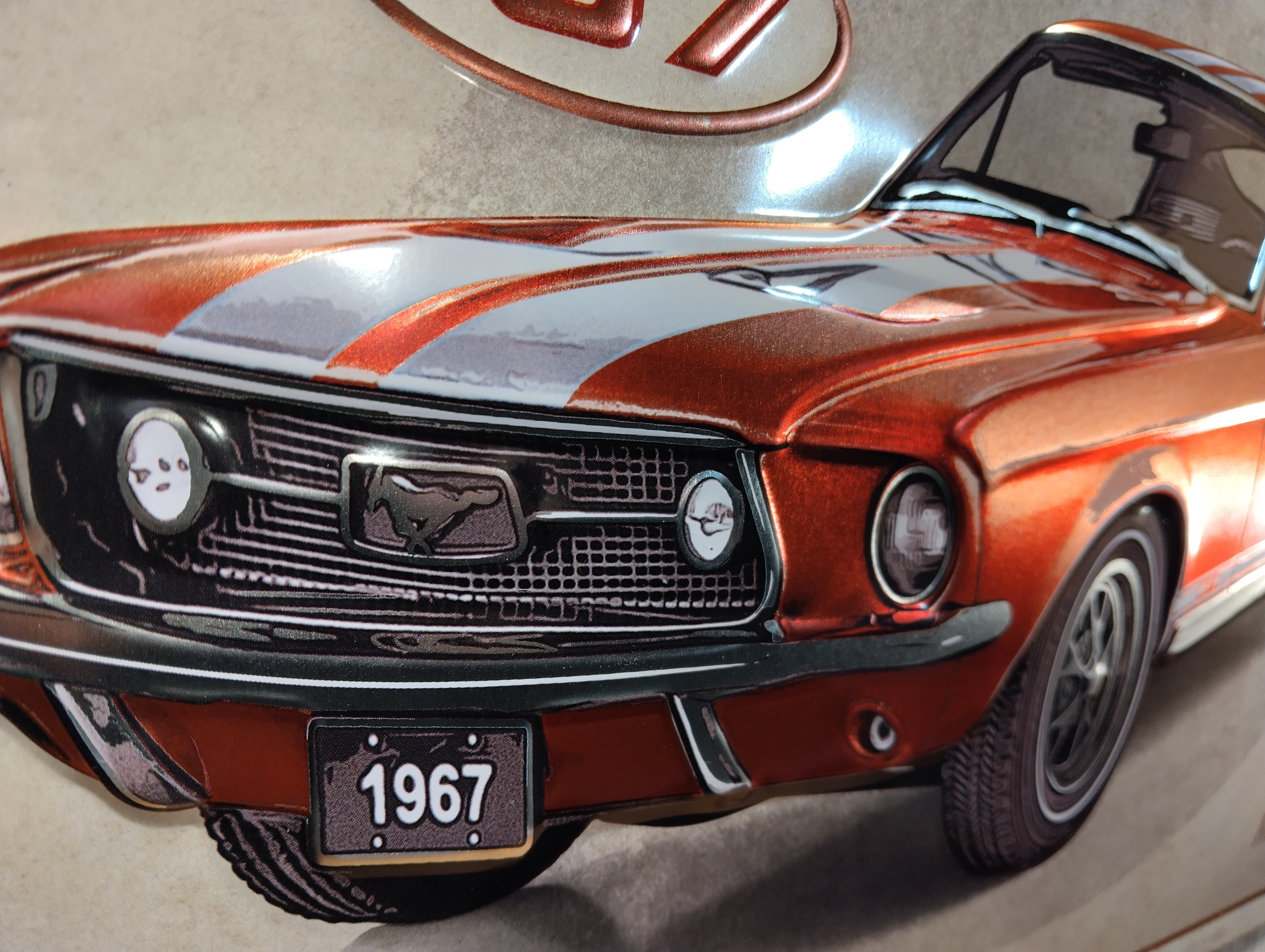 Plaque Ford Mustang 1967 Edition Limitée