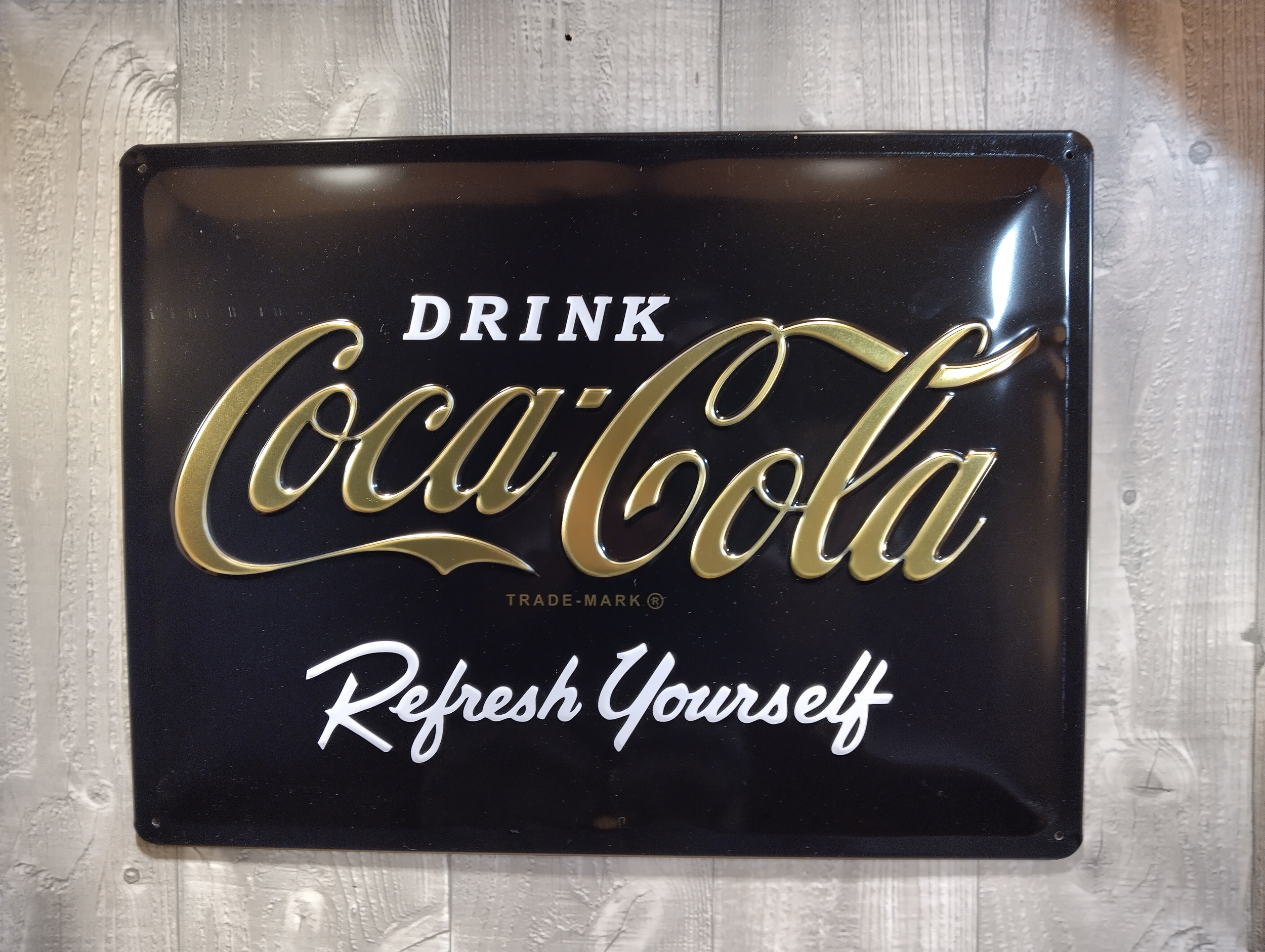 Plaque Coca-cola Edition Limitée publicitaire