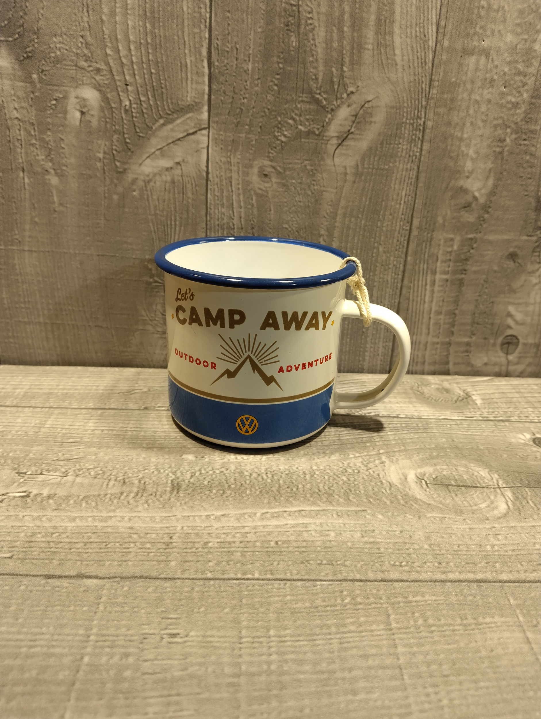tasse émaillé vw combi camp