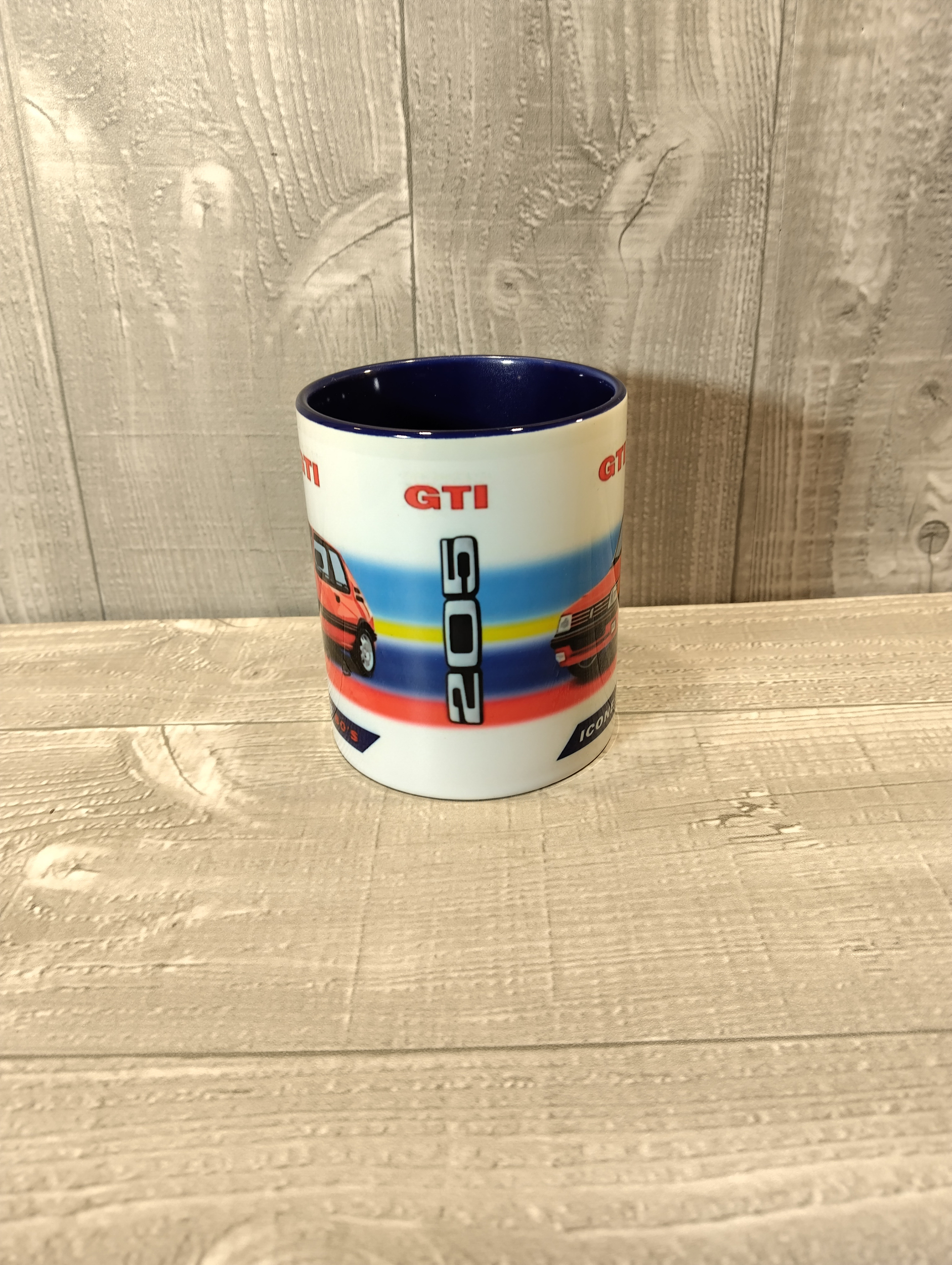Mug céramique publicitaire 205 GTI vintage
