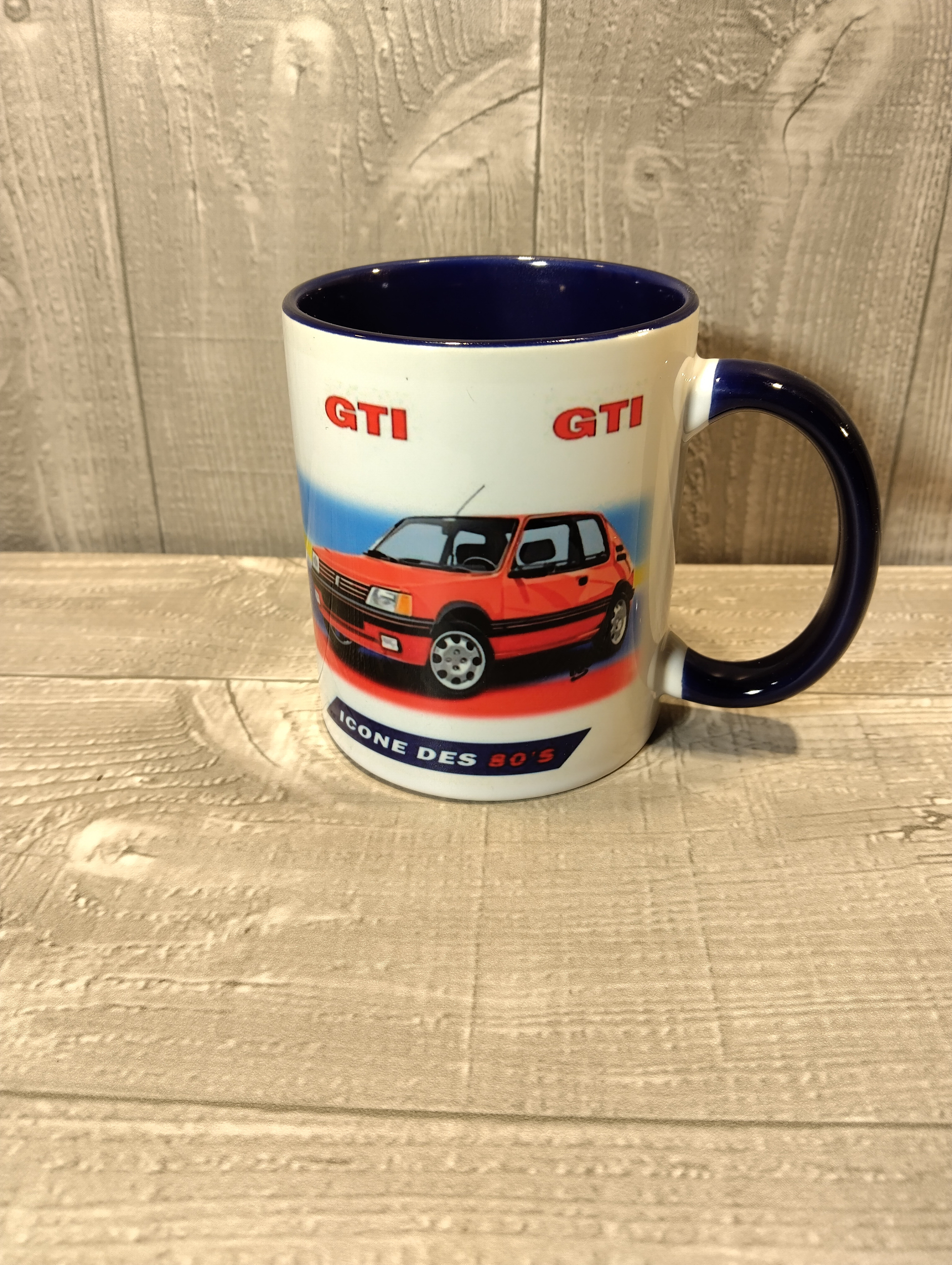 tasse céramique publicitaire 205 GTI