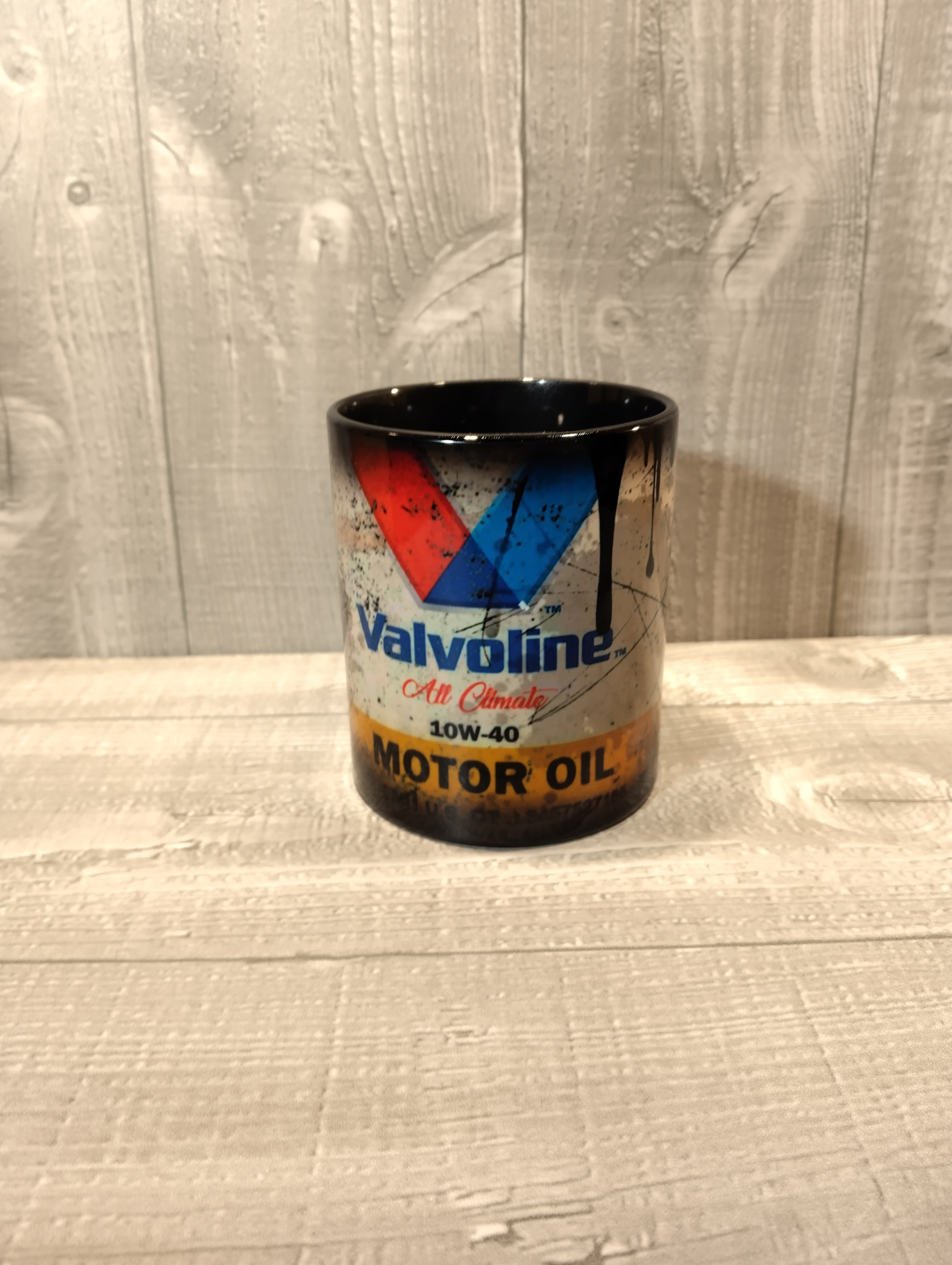 tasse céramique publicitaire huile Valvoline