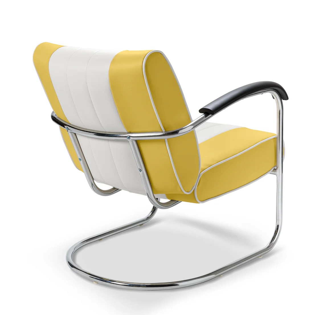 Chaise confort diner bi-colore Pullman jaune