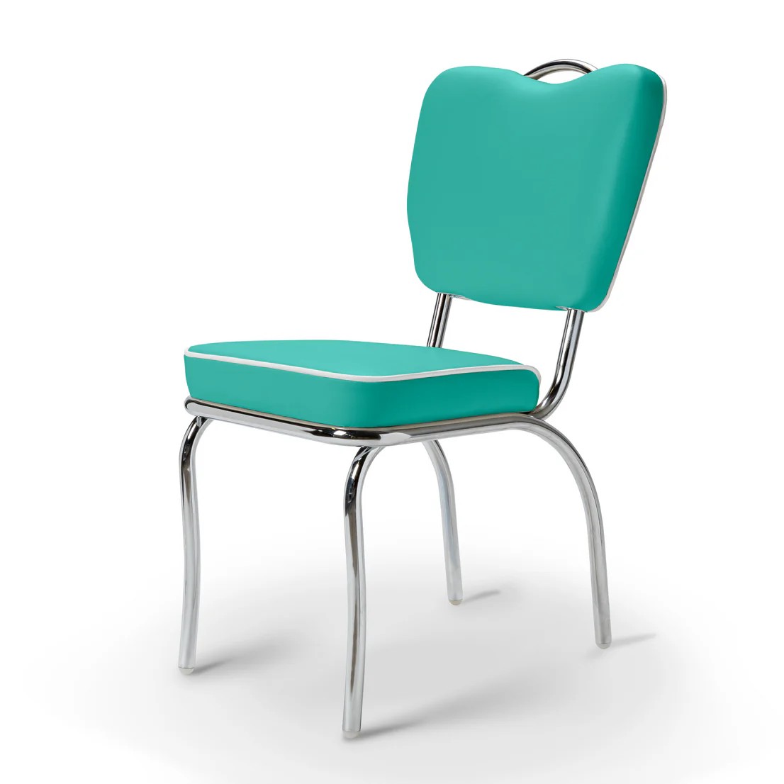 Chaise Majestic  Chrome turquoise