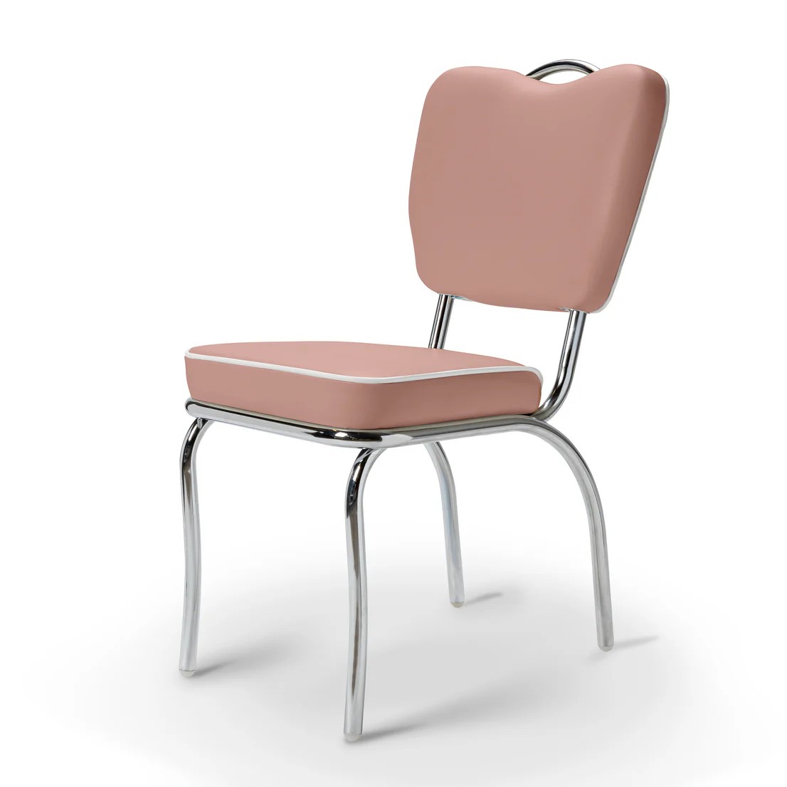 Chaise Majestic  Chrome rose