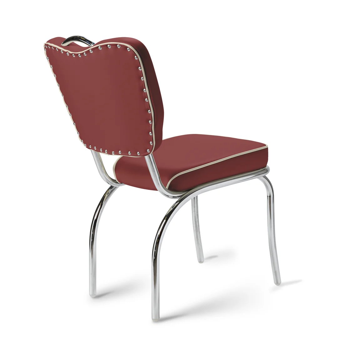 Chaise Majestic  Chrome ruby mobilier américain