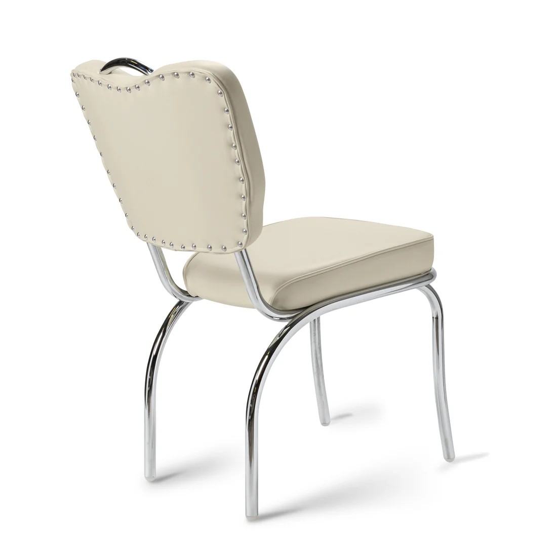 Chaise Majestic  Chrome blanc