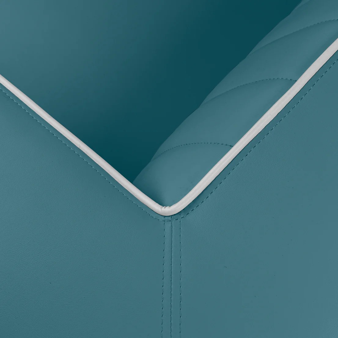 Canapé 1 place delucas bleu angle mobilier