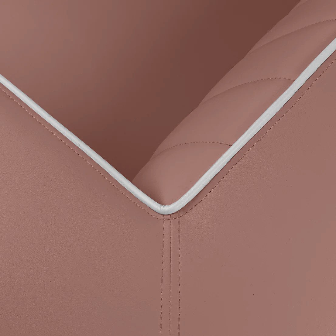 Canapé 1 place delucas rose angle mobilier