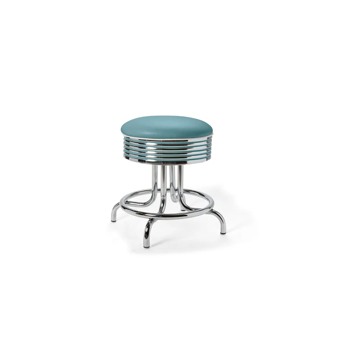 Tabouret de Diner bas Airline bleu