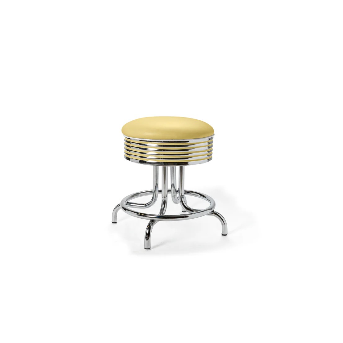 Tabouret de Diner bas Airline jaune