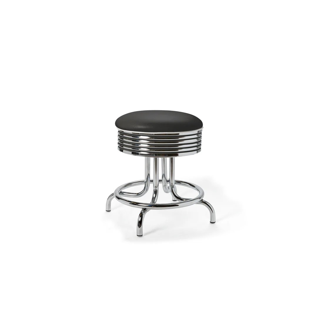 Tabouret de Diner bas Airline noir