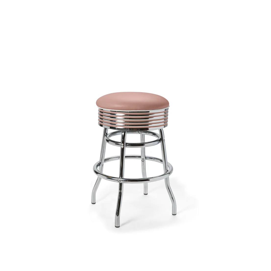 Tabouret de bar luxe bas Palace 66 mobiler américain rose