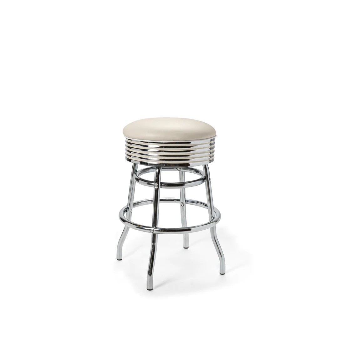 Tabouret de bar luxe bas Palace 66 mobiler américain blanc