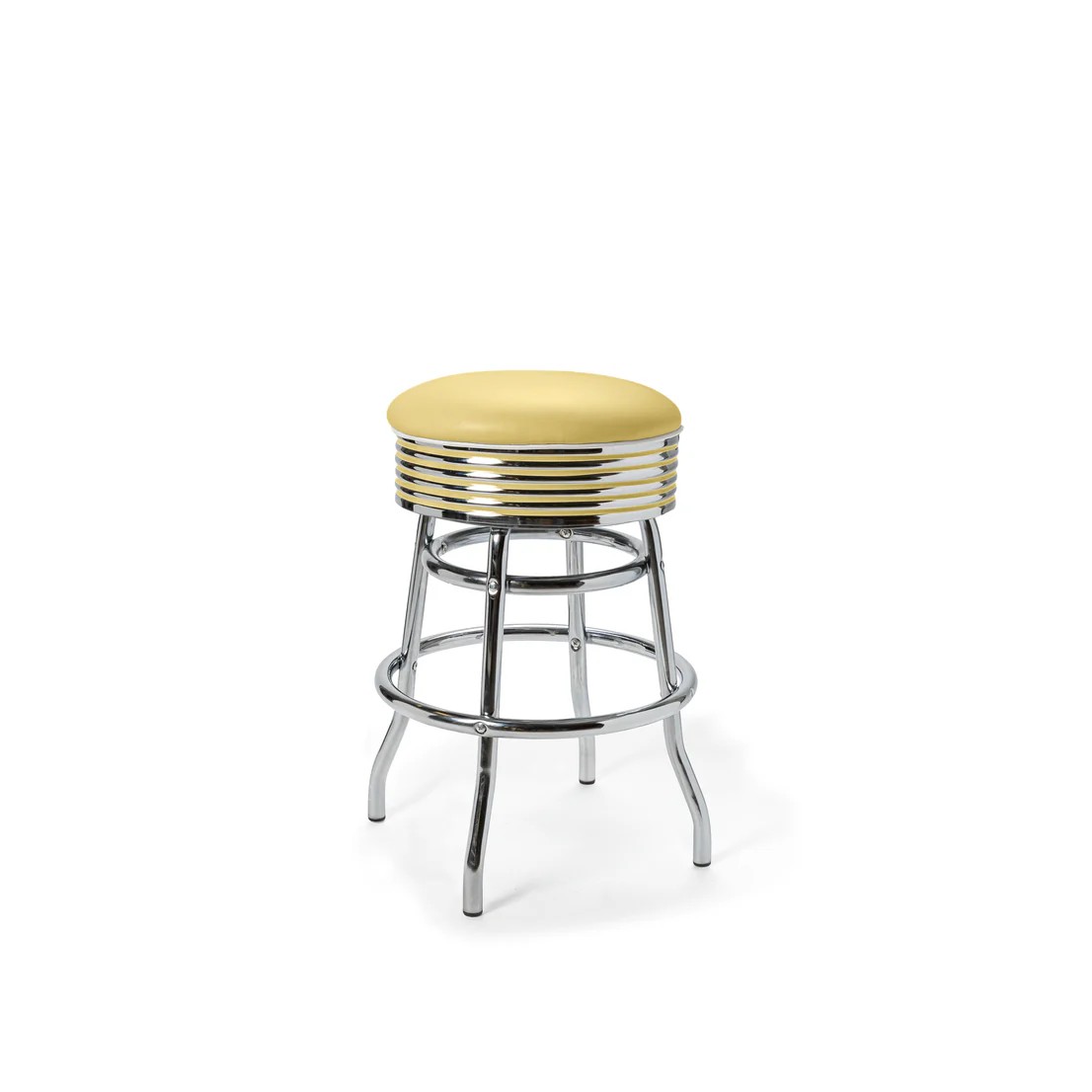 Tabouret de bar luxe bas Palace 66 mobiler américain jaune