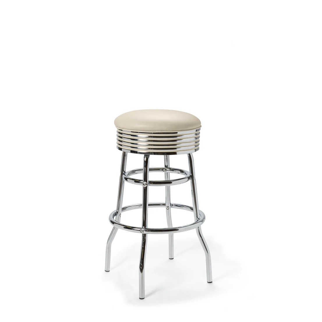 Tabouret de bar luxe haut Palace mobilier américain blanc