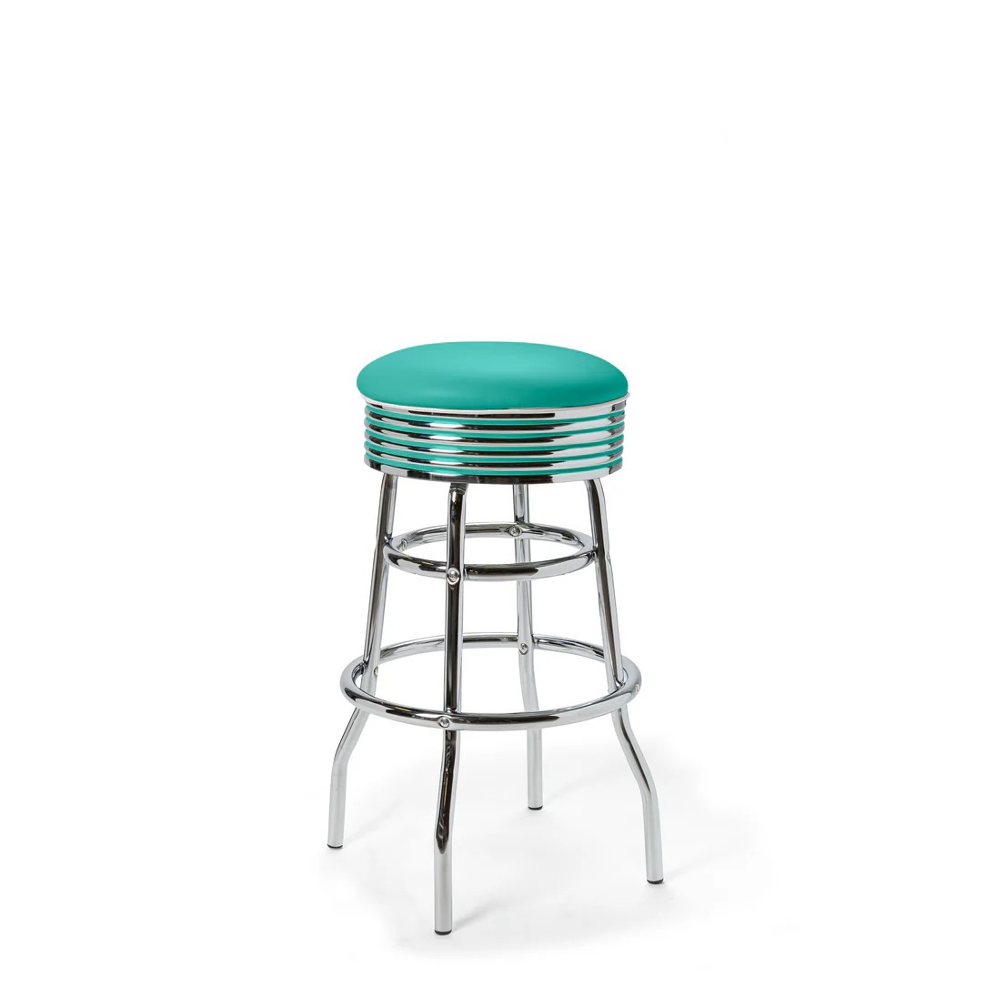 Tabouret de bar luxe haut Palace mobilier américain turquoise