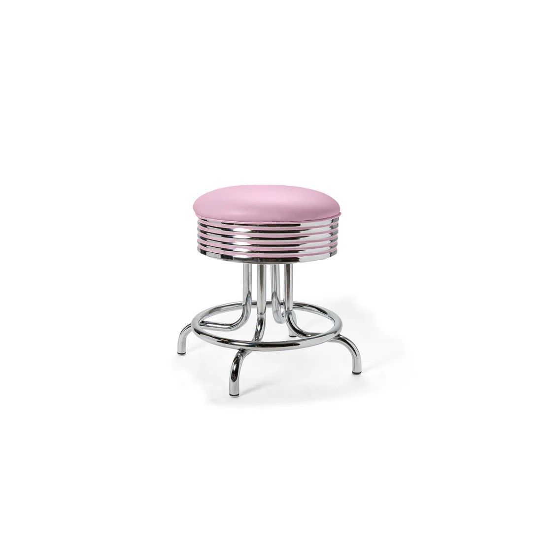 Tabouret de bar bas Airline lilas