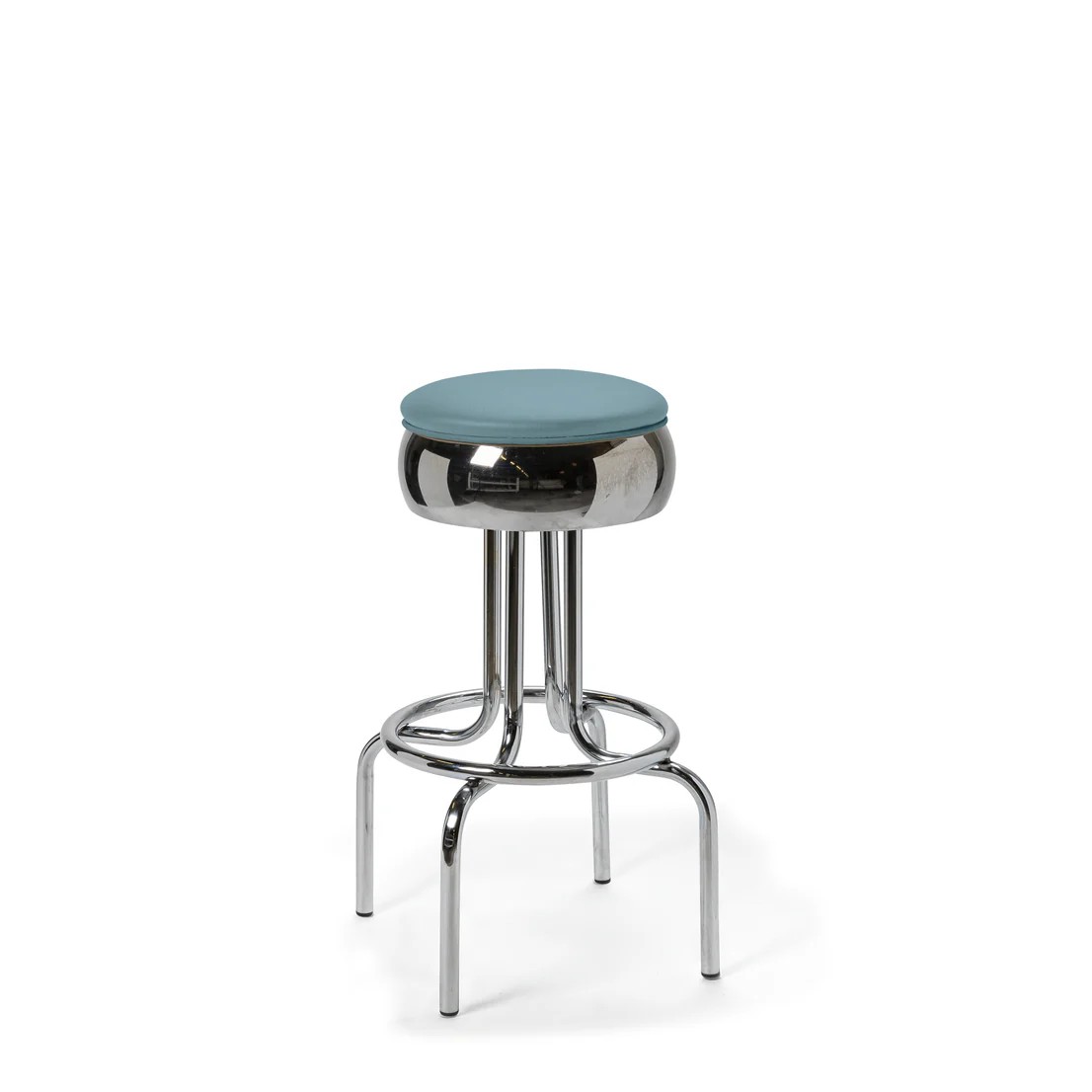 tabouret de bar airline stacks bleu mobilier américain