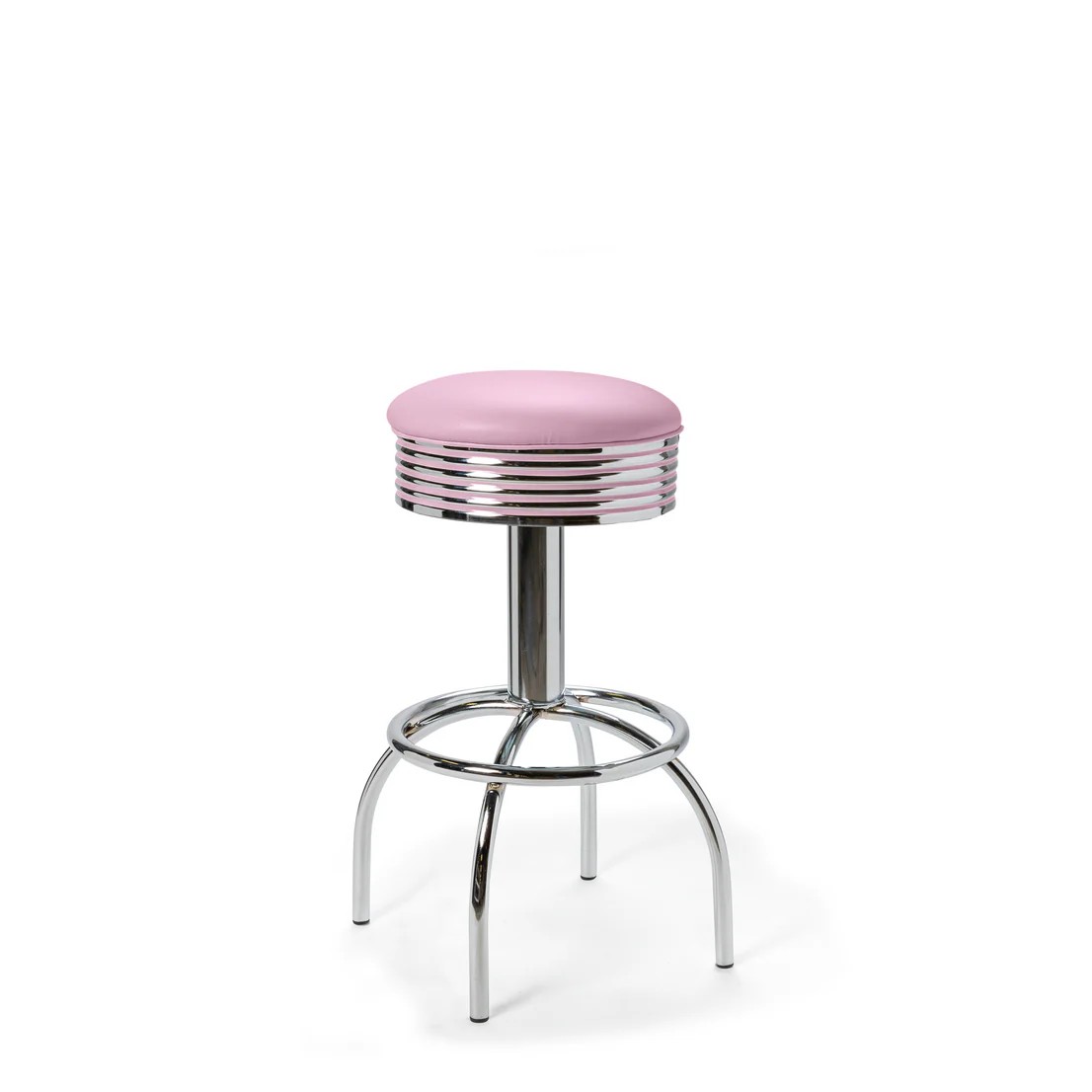Tabouret de bar Comet MP 77 Chrome lilas mobilier américain