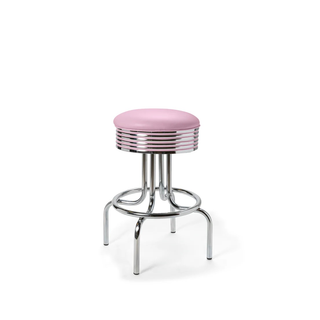 Tabouret de bar Airline MP 66 Chrome lilas