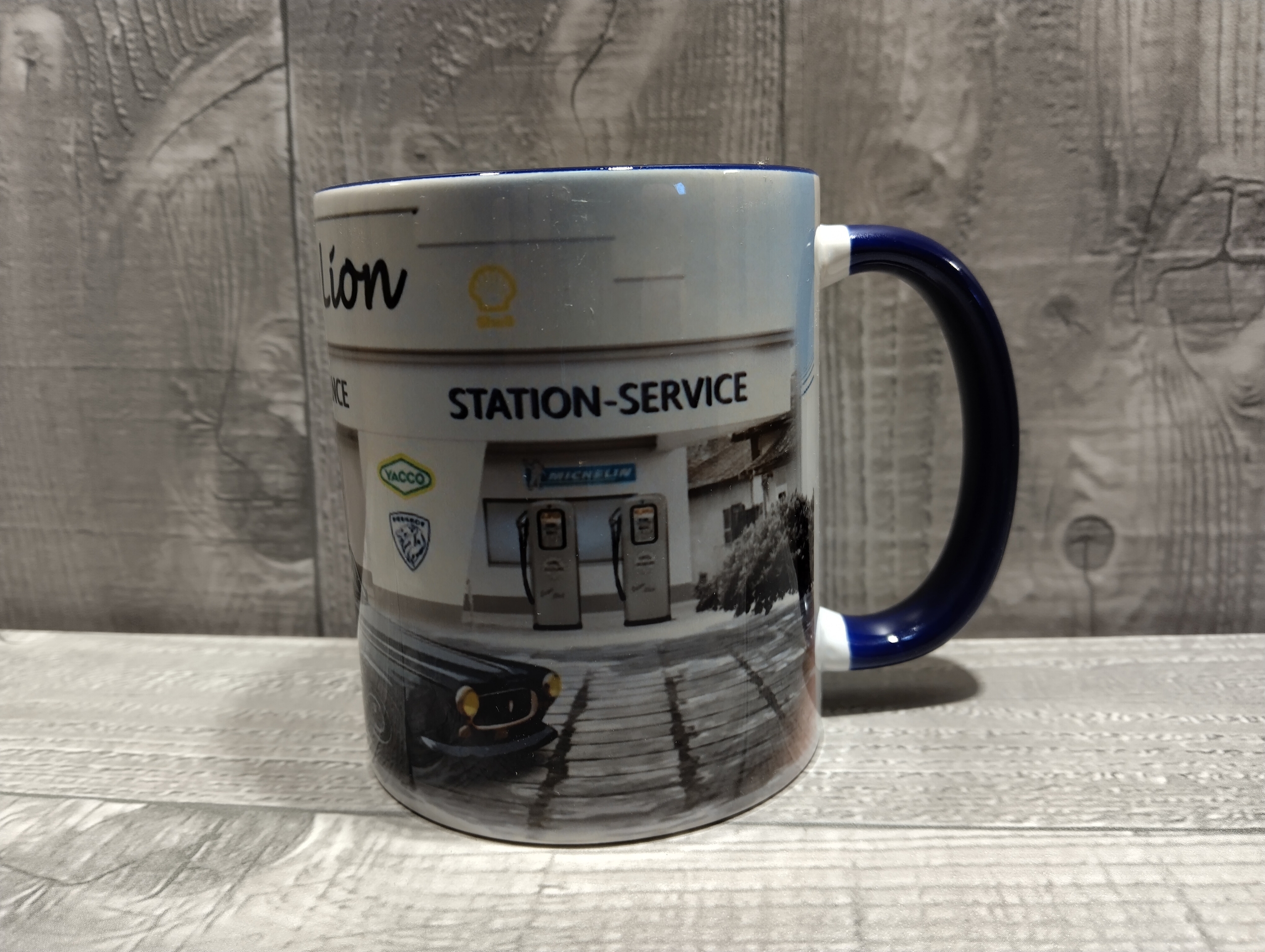 Mug céramique Peugeot garage