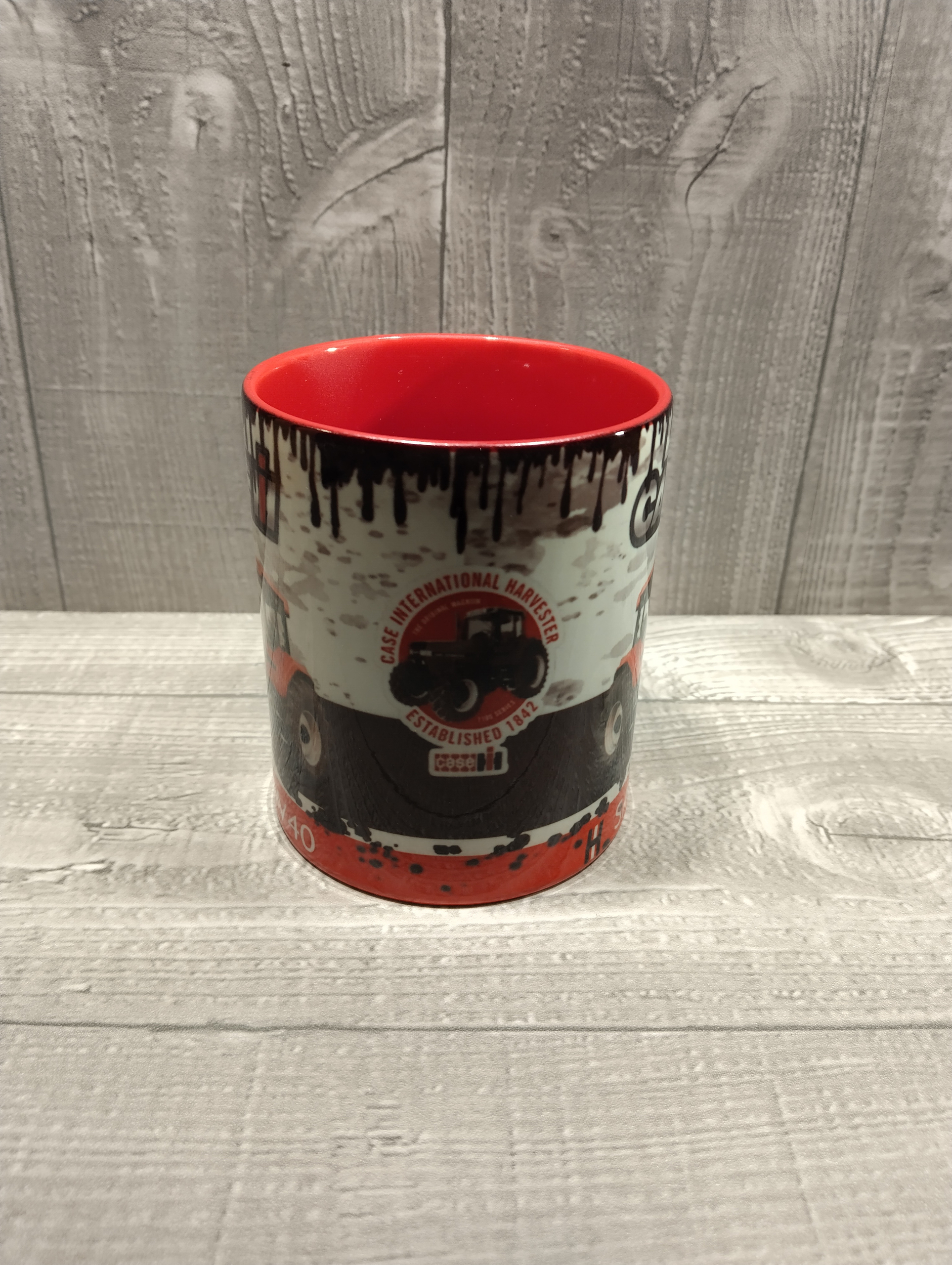 Mug céramique tracteur Case IH publicitaire