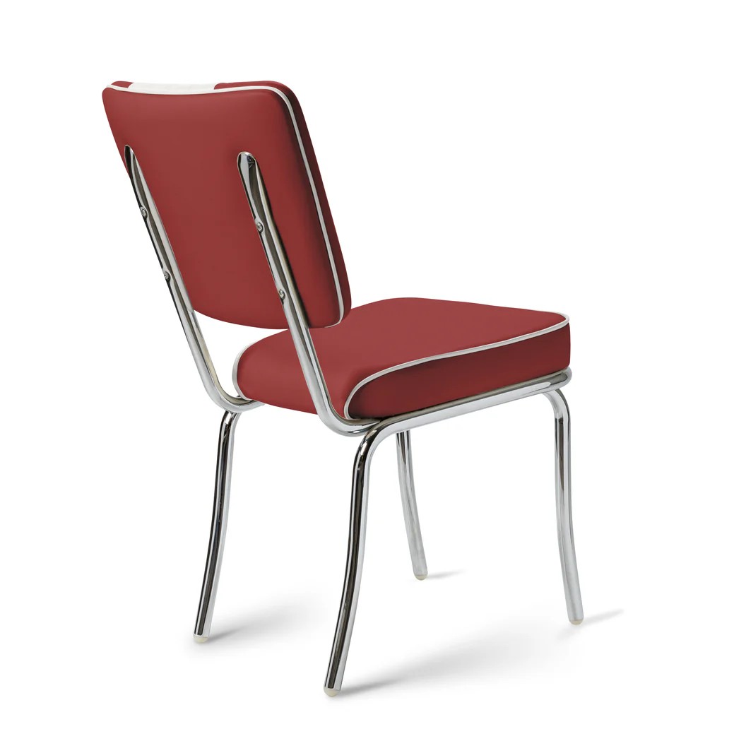 Chaise d’arcade CB Chrome ruby