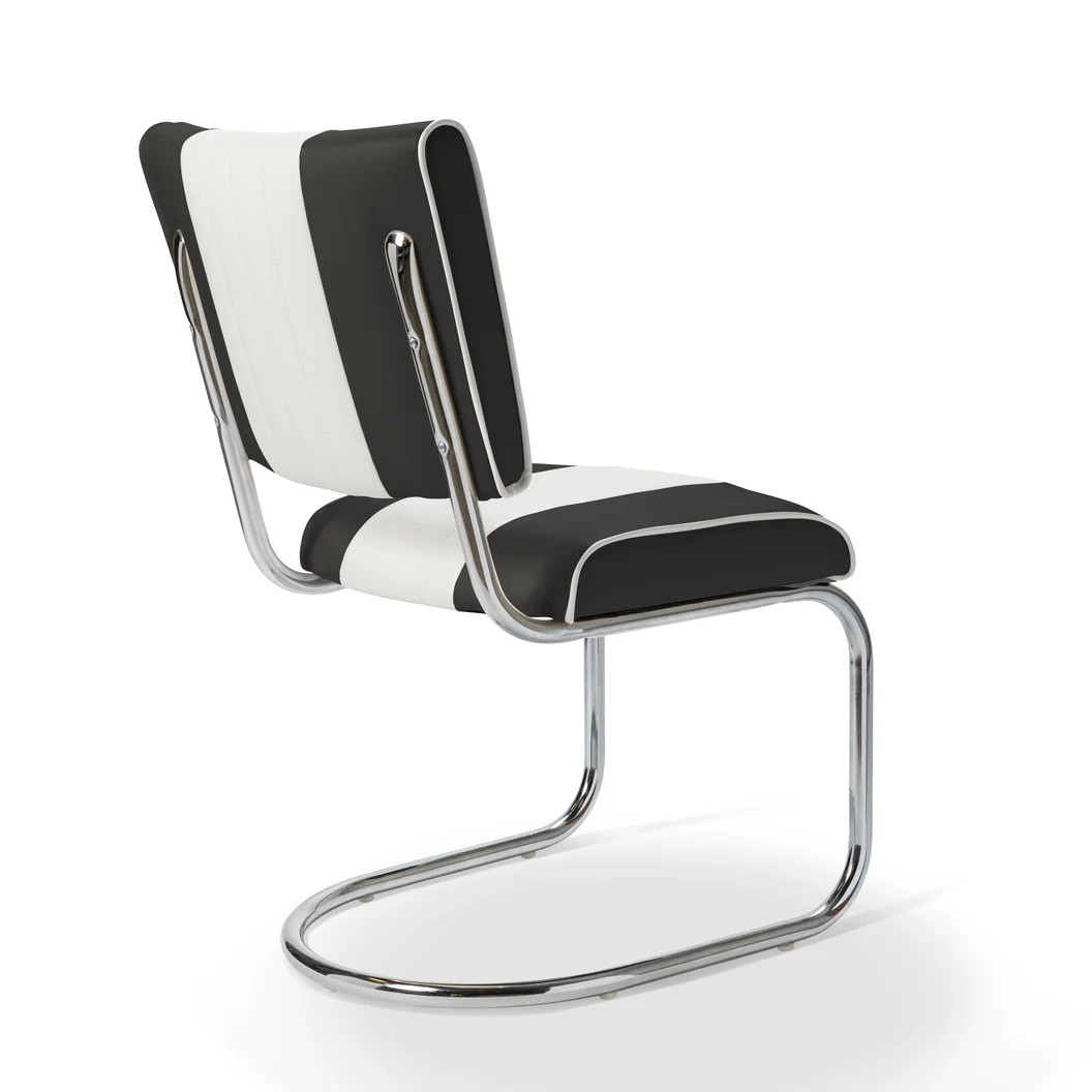 Chaise Prospect CB Chrome noir