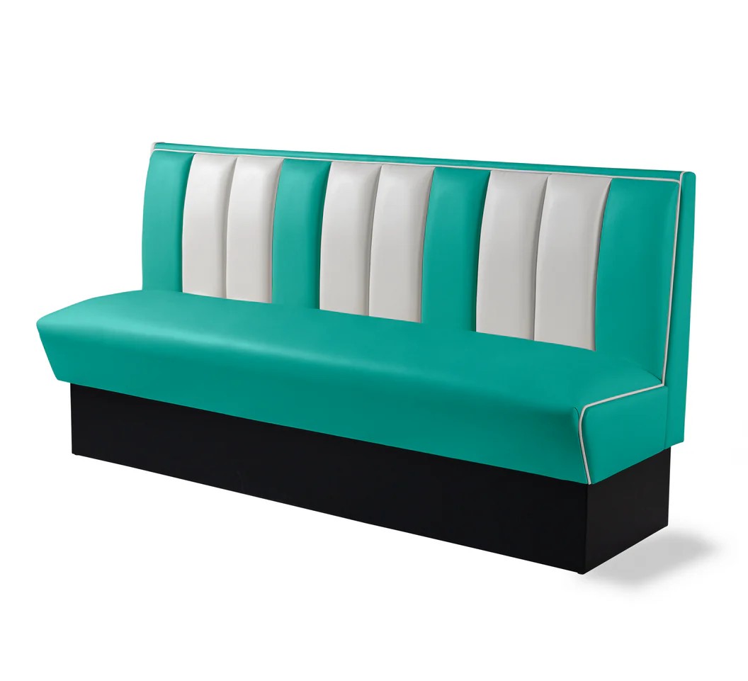 banquette de diner mobilier américain simple CB 180 turquoise