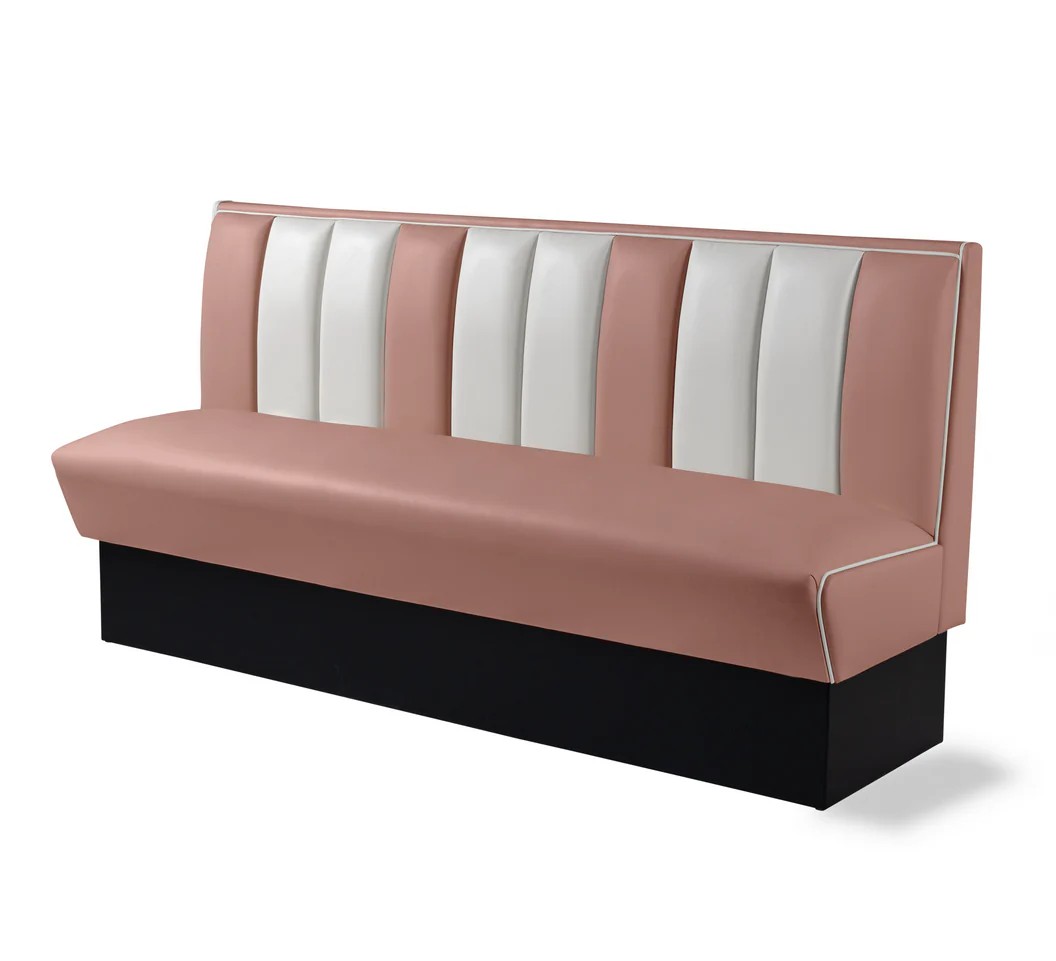 banquette de diner mobilier américain simple CB 180 rose