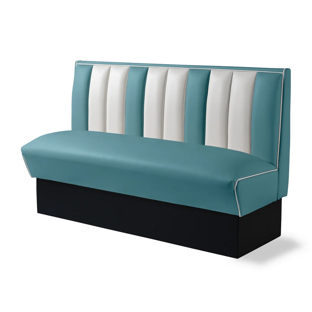 banquette de diner mobilier américain simple CB 150 bleu