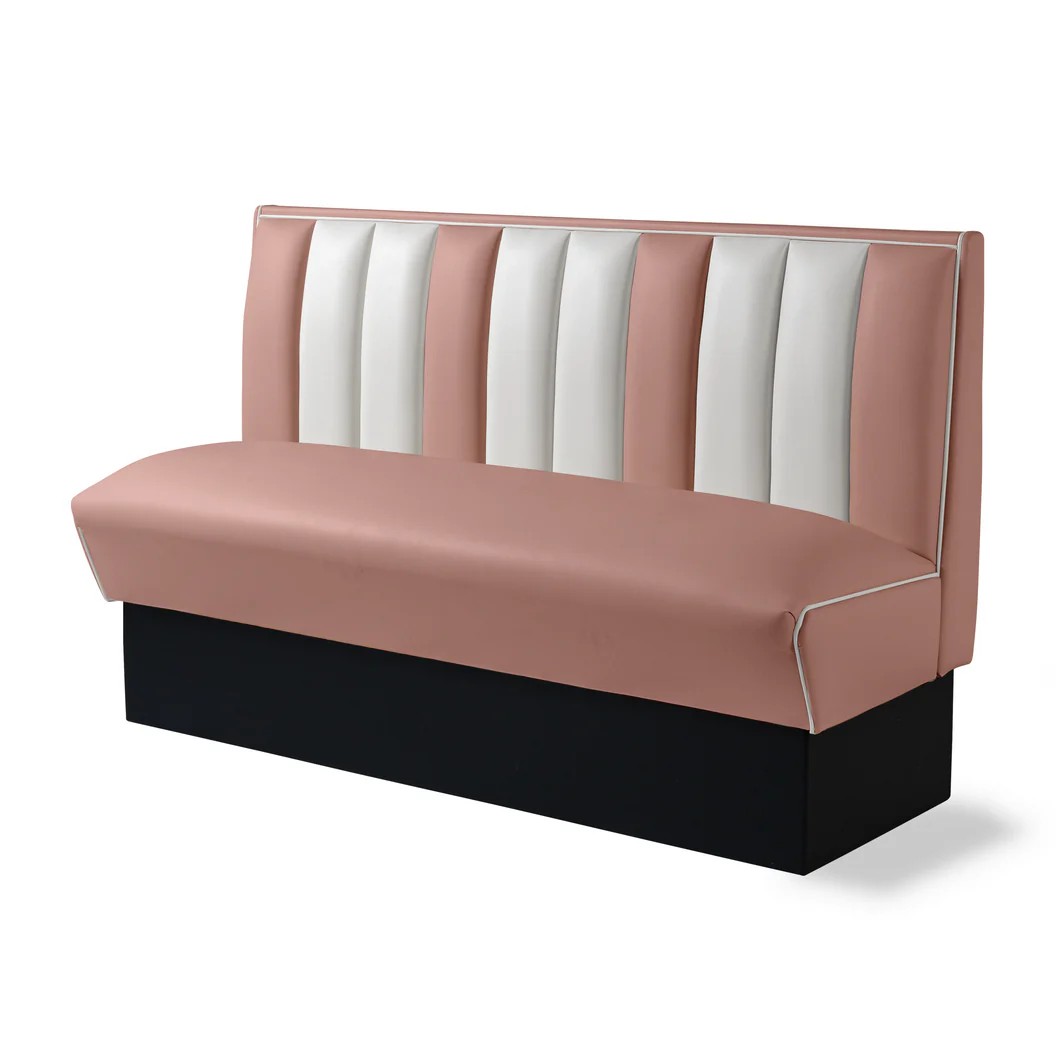 banquette de diner mobilier américain simple CB 150 rose