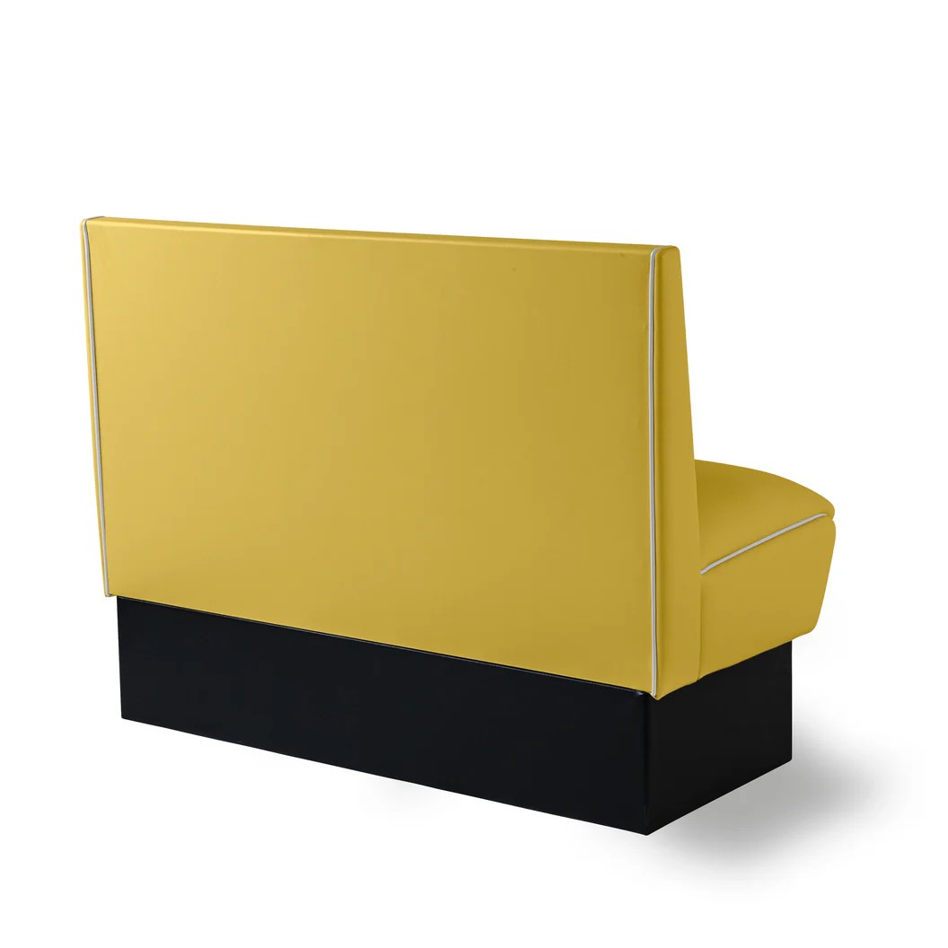 dossier banquette de diner mobilier américain simple CB 120 jaune