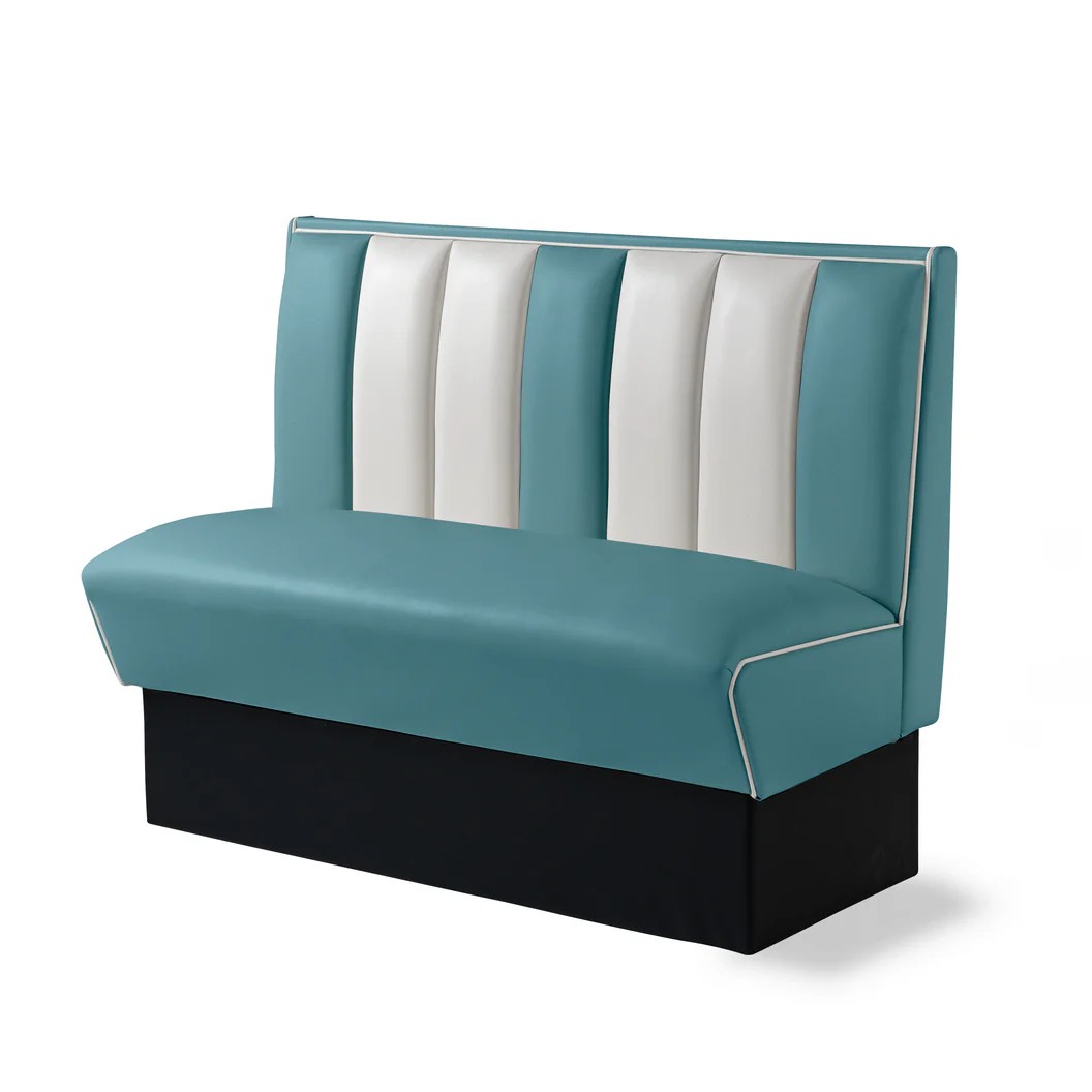 banquette de diner mobilier américain simple CB 120 bleu