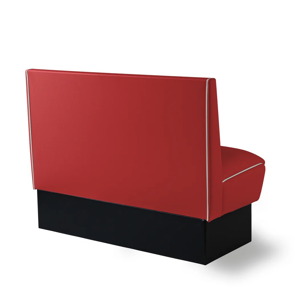 dossier banquette de diner mobilier américain simple CB 120 rouge