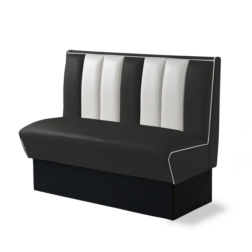 banquette de diner mobilier américain simple CB 120 noire