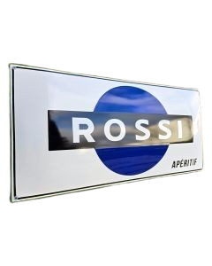 plaque émaillée déco rossi apéritif