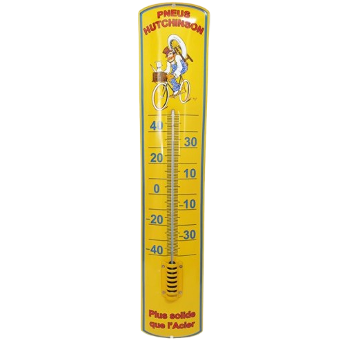 thermomètre émaillé pneus hutchinson