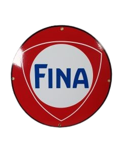 plaque émaillée publicitaire fina