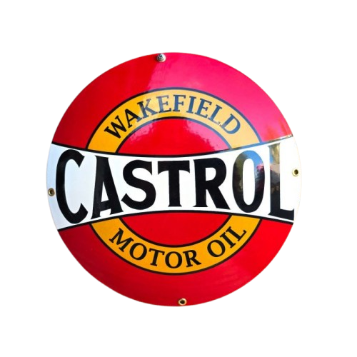 Plaque émaillée Castrol Wakefield