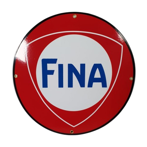 plaque émaillée fina rétro vintage