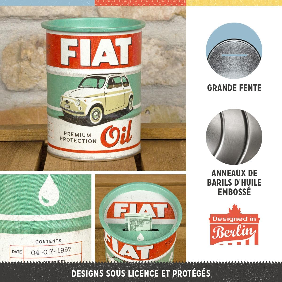 tirelire publicitaire fiat