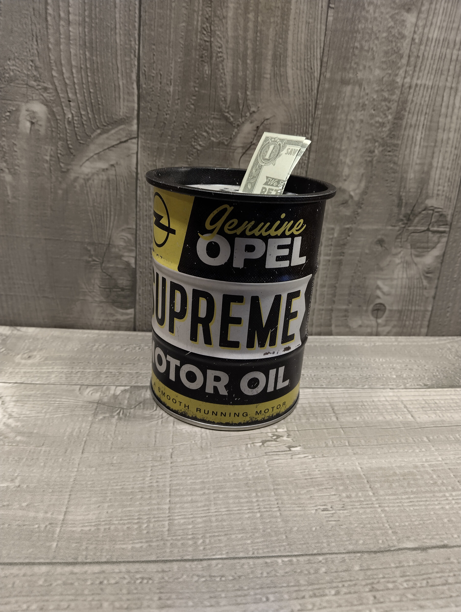 tirelire déco opel