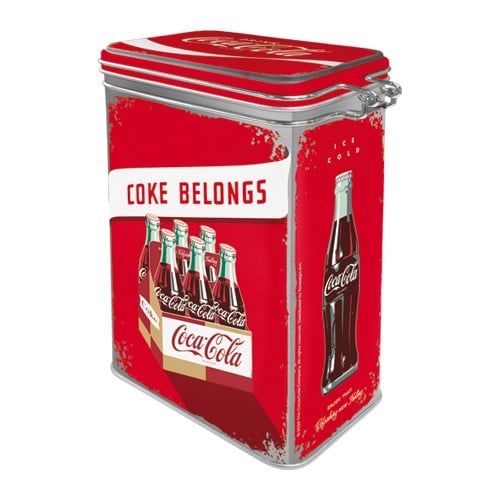 boite hermétique publicitaire coca cola