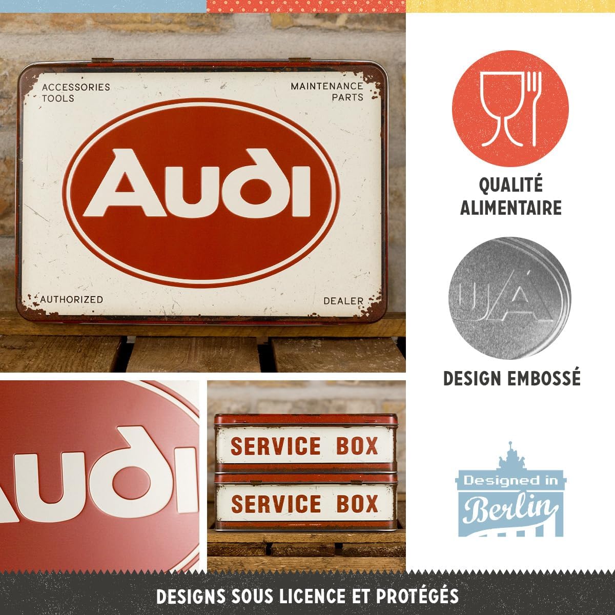 boite publicitaire audi