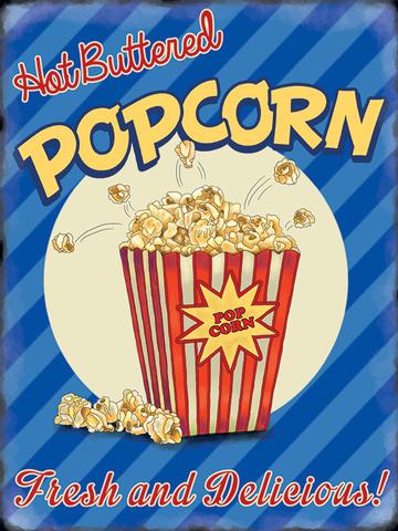 plaque-metal-popcorn-retro